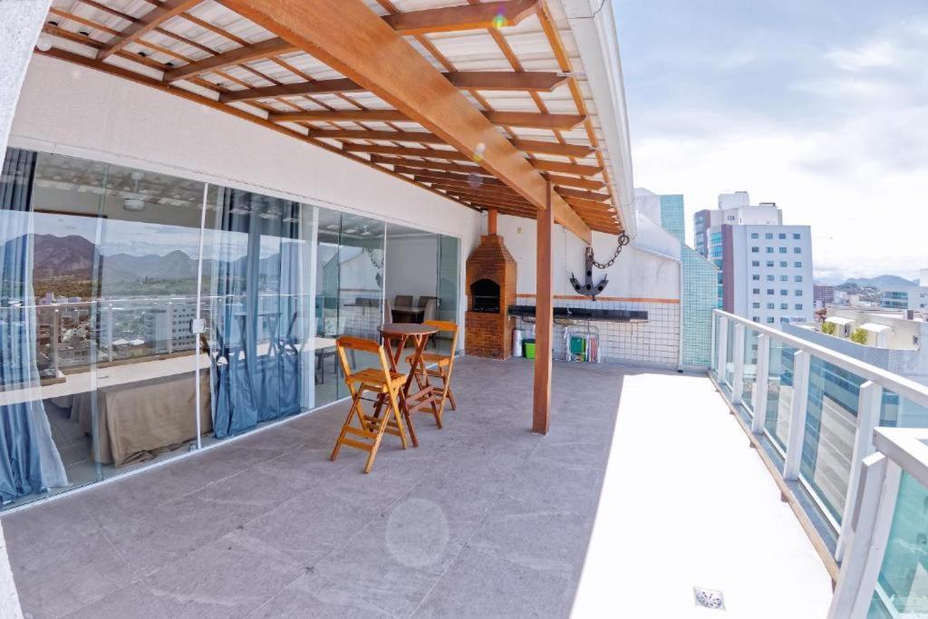 Cobertura C/ Vista Para O Mar E Montanhas, Churrasqueira, 4 Quartos 2 Vg Garagem Guarapari Exteriör bild
